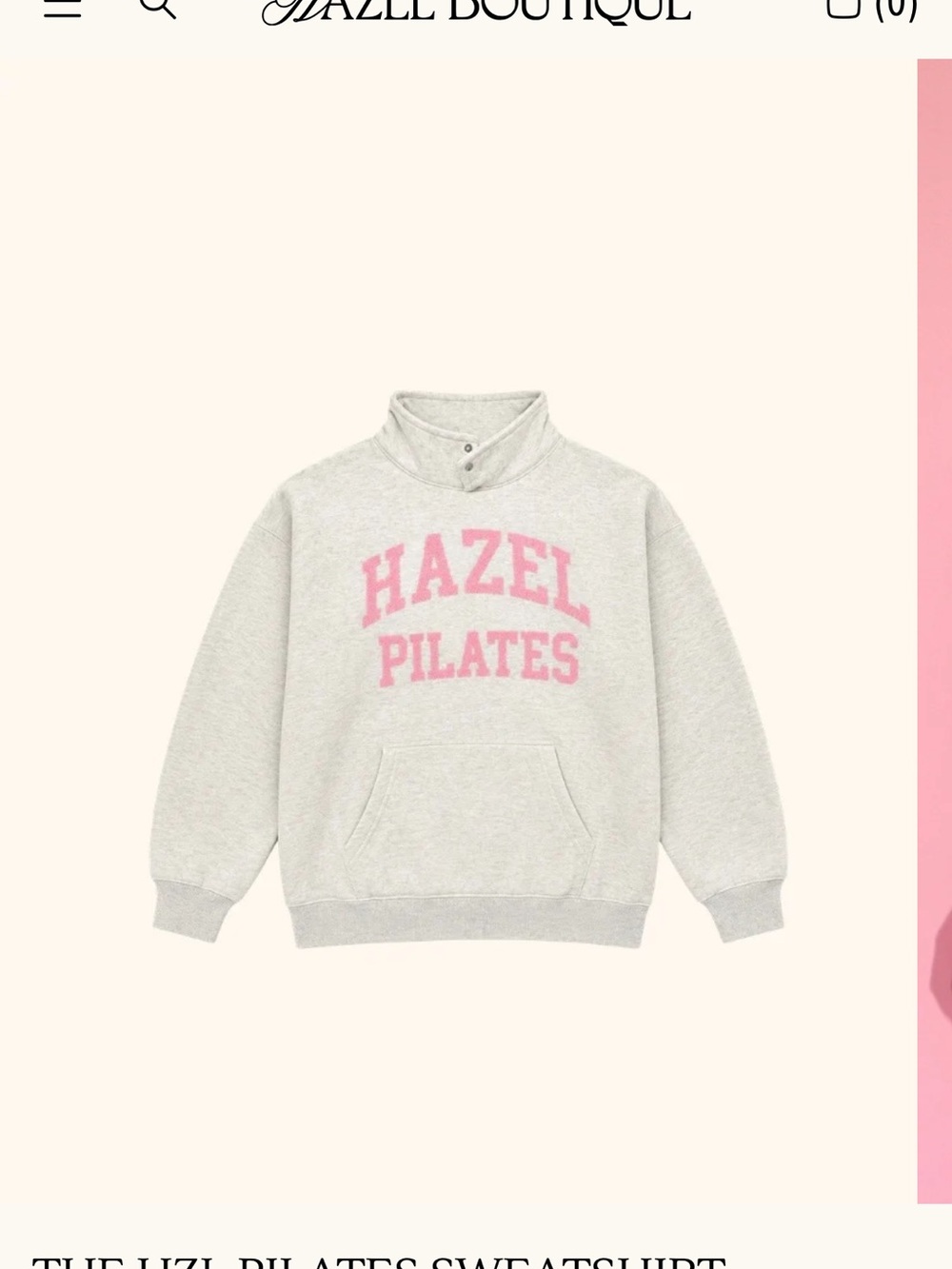 Hazel Boutique Sweatshirt